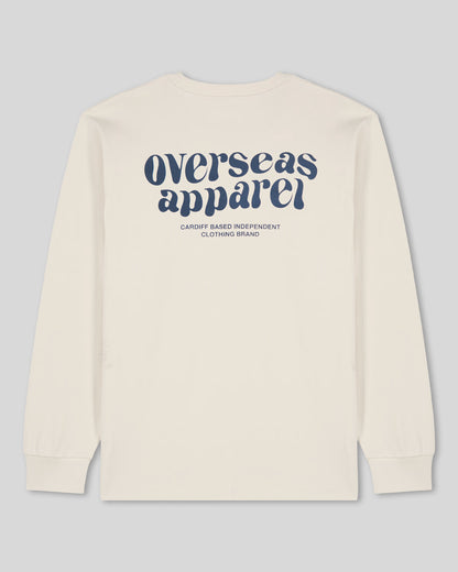 Winter Essentials Cream/Navy Long sleeve T-shirt