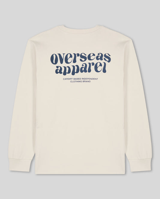 Winter Essentials Cream/Navy Long sleeve T-shirt