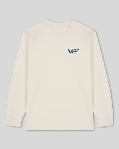 Winter Essentials Cream/Navy Long sleeve T-shirt