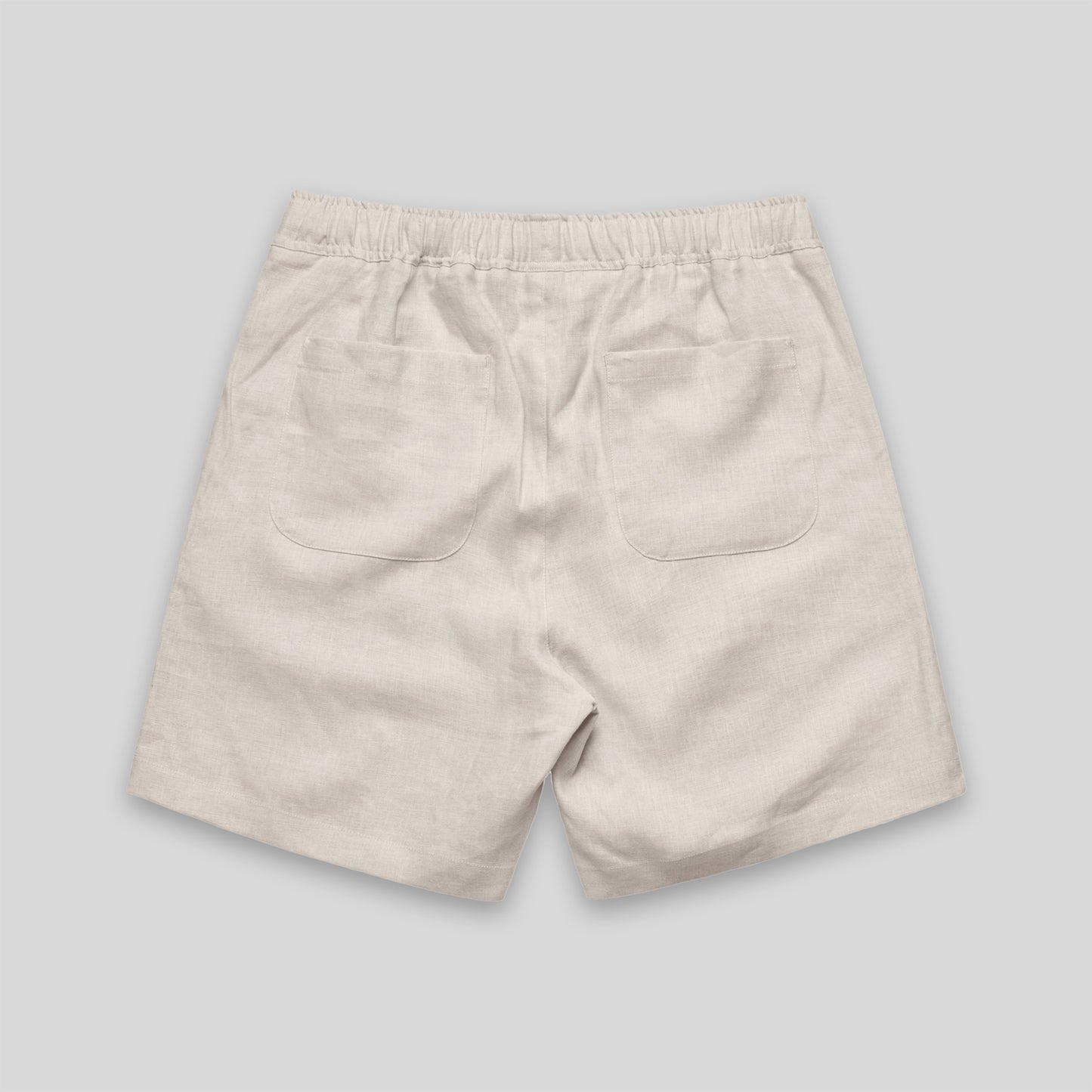 Cream Summer Essentials Linen Shorts