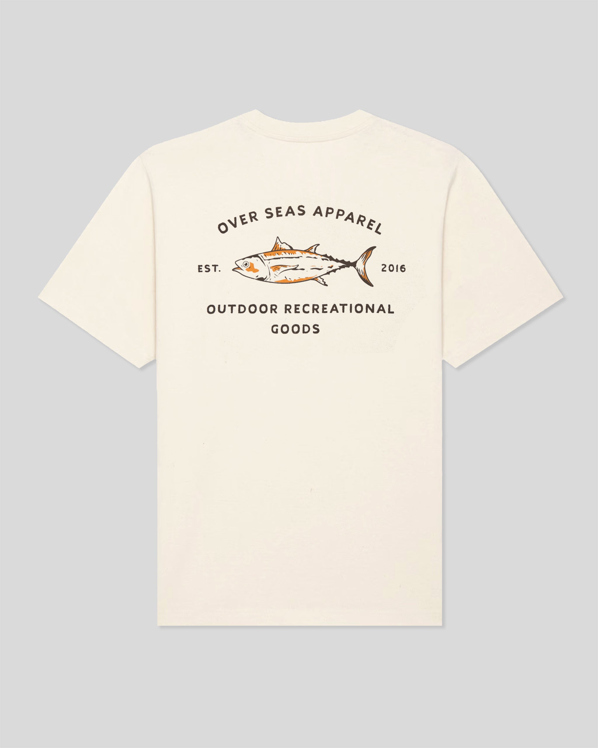 OSA Outdoor Recreational Goods Cream T-shirt