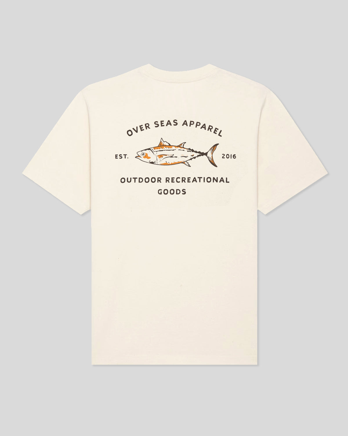 OSA Outdoor Recreational Goods Cream T-shirt