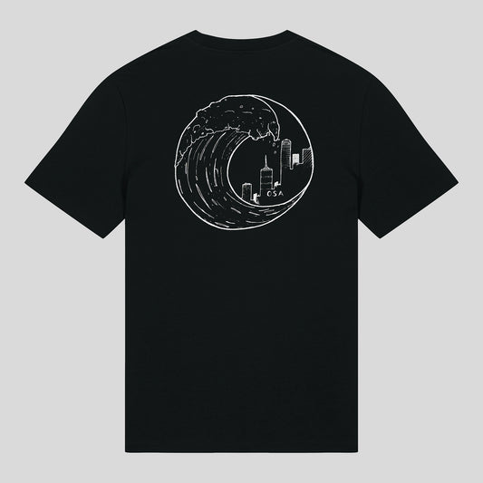 OG Wave Logo Black T-shirt