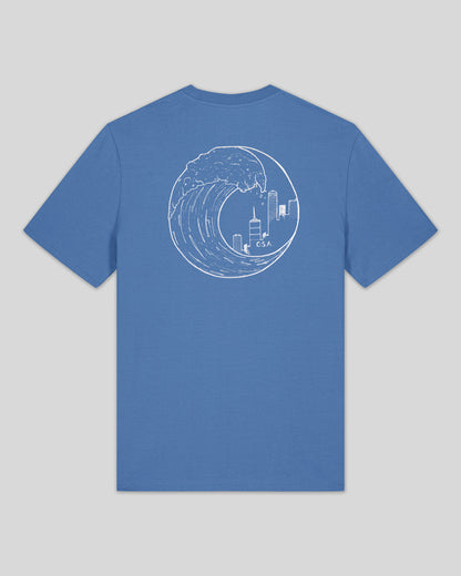 OG Wave Logo Blue T-shirt