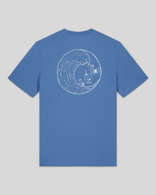 OG Wave Logo Blue T-shirt