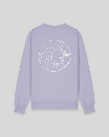 OG Wave Logo Lavender Sweater
