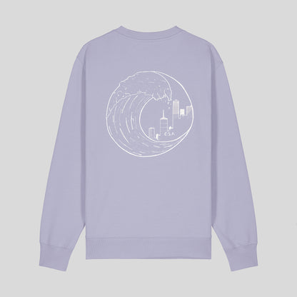 OG Wave Logo Lavender Sweater