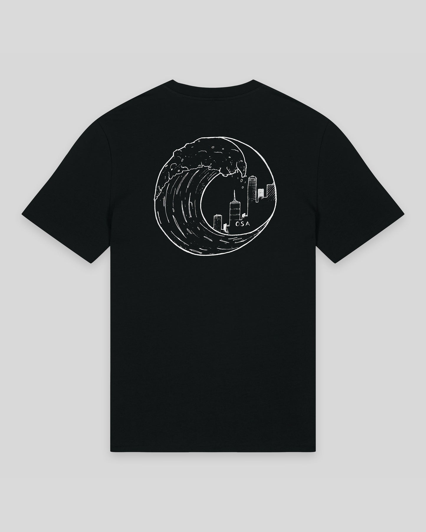 OG Wave Logo Black T-shirt