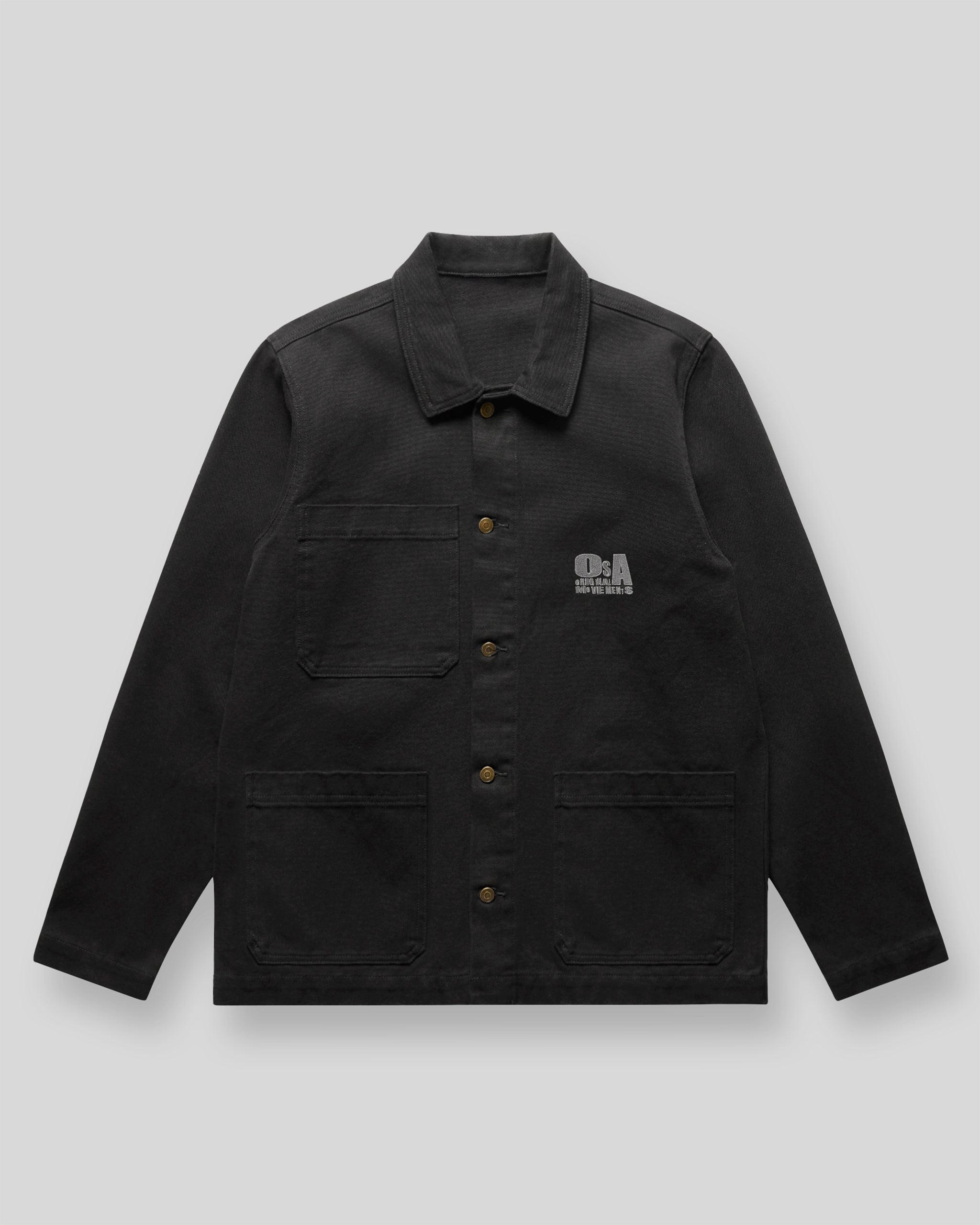 Original Movements Black Canvas Chore Jacket