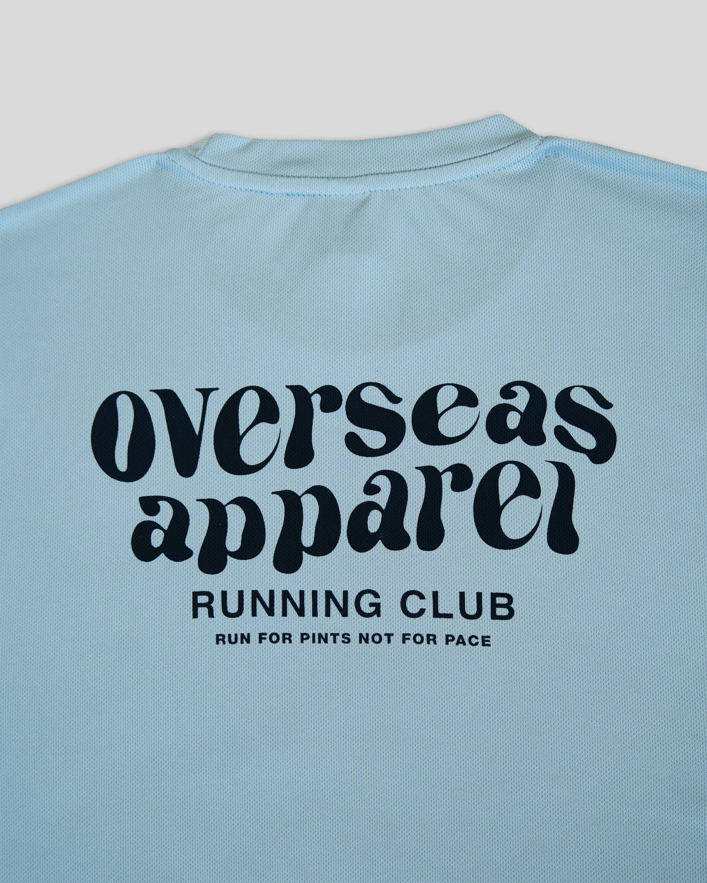 Running club soft blue T-shirt
