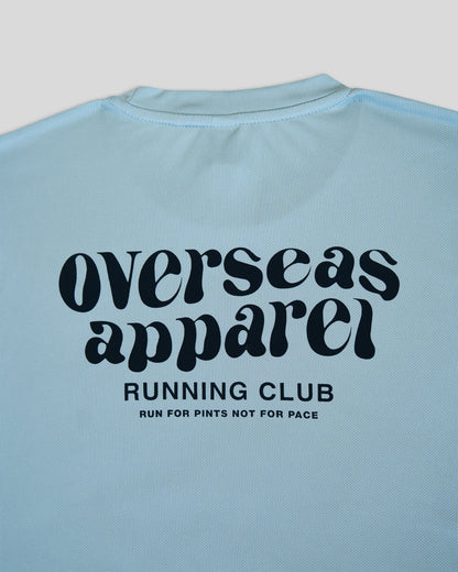 Running club soft blue T-shirt
