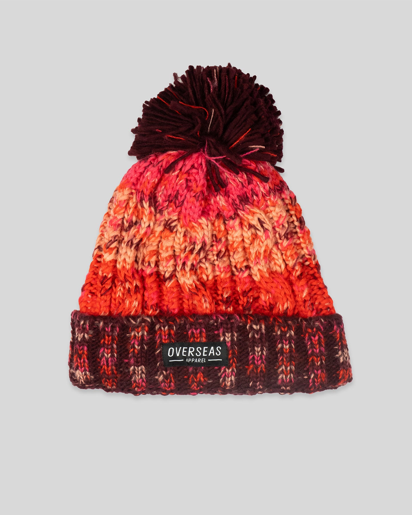Red Knit Voyage Bobble Hat