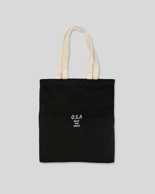 Save the Wave ECO Tote Bag - Black