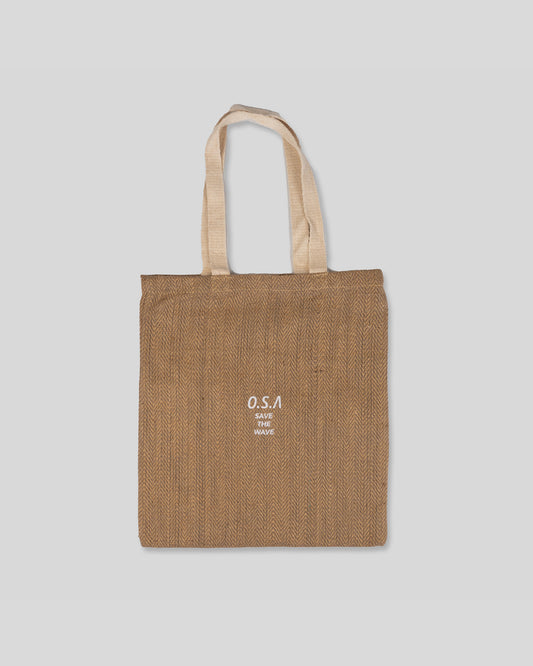 Save the Wave ECO Tote Bag - Brown