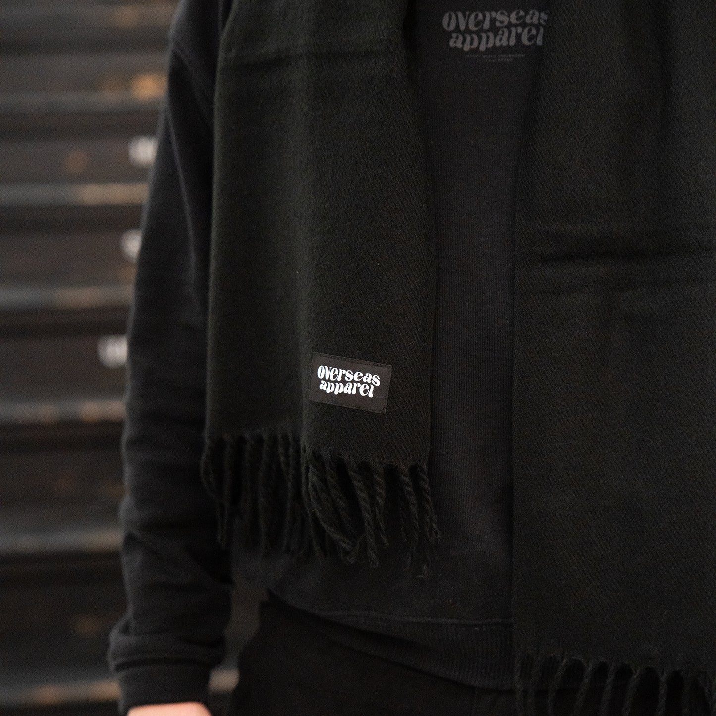 Heavy Essentials Black Scarf