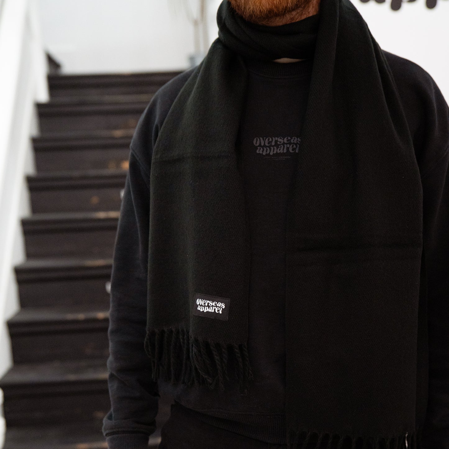 Heavy Essentials Black Scarf