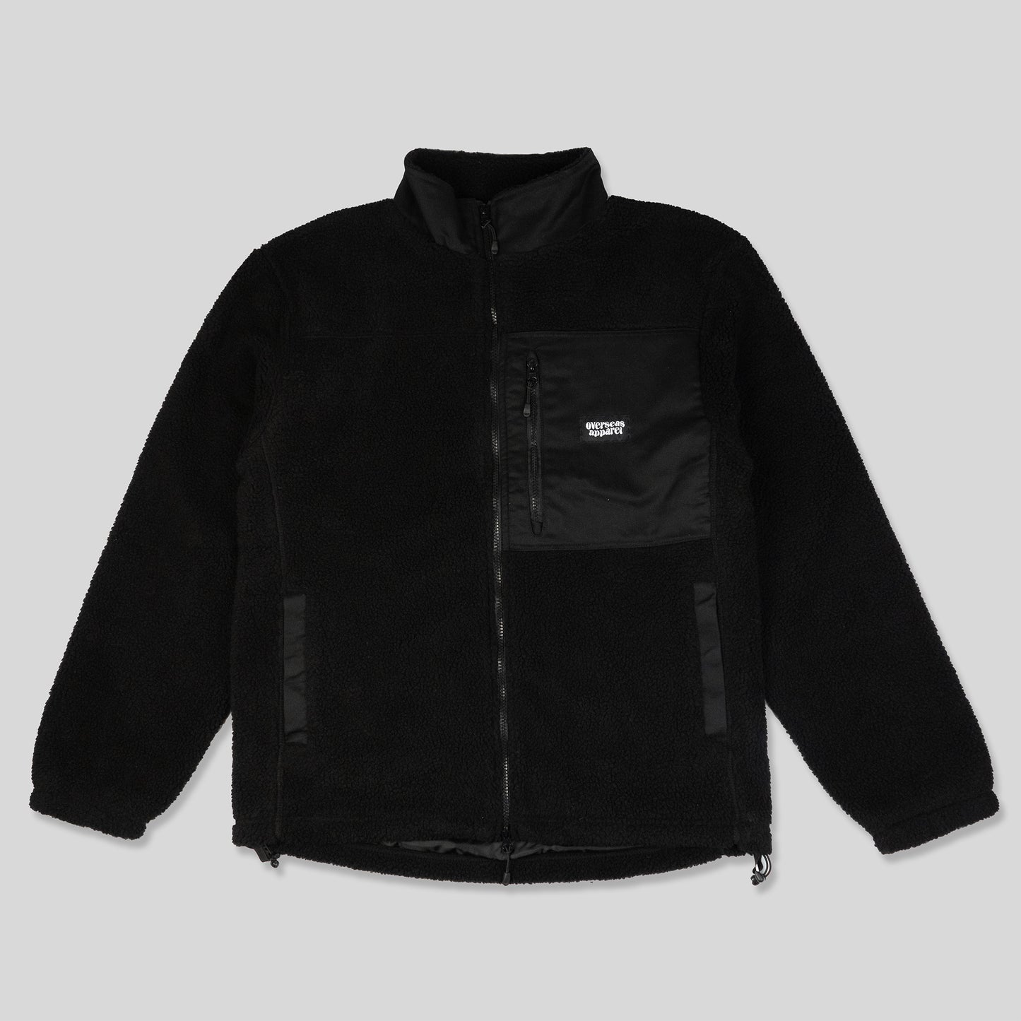 Black Heavy Essentials Sherpa Jacket