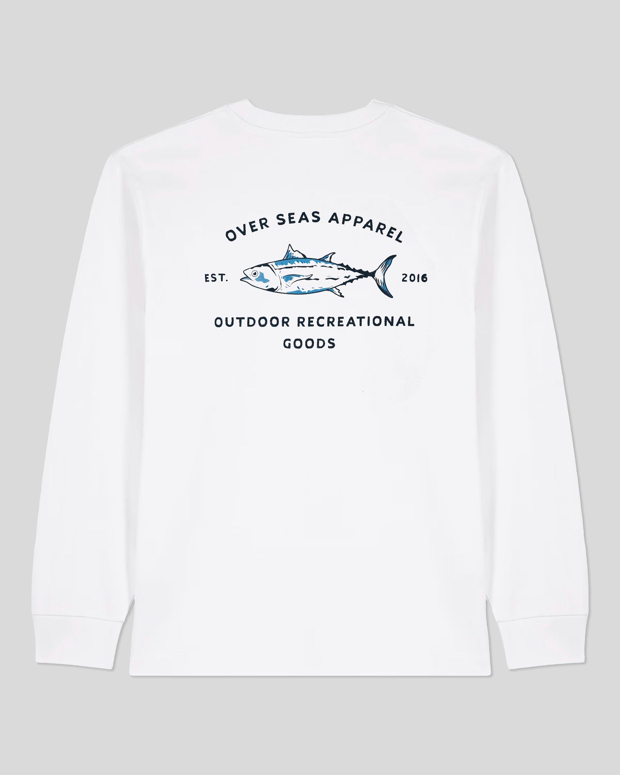 OSA Outdoor Recreational Goods White Long Sleeve T-shirt