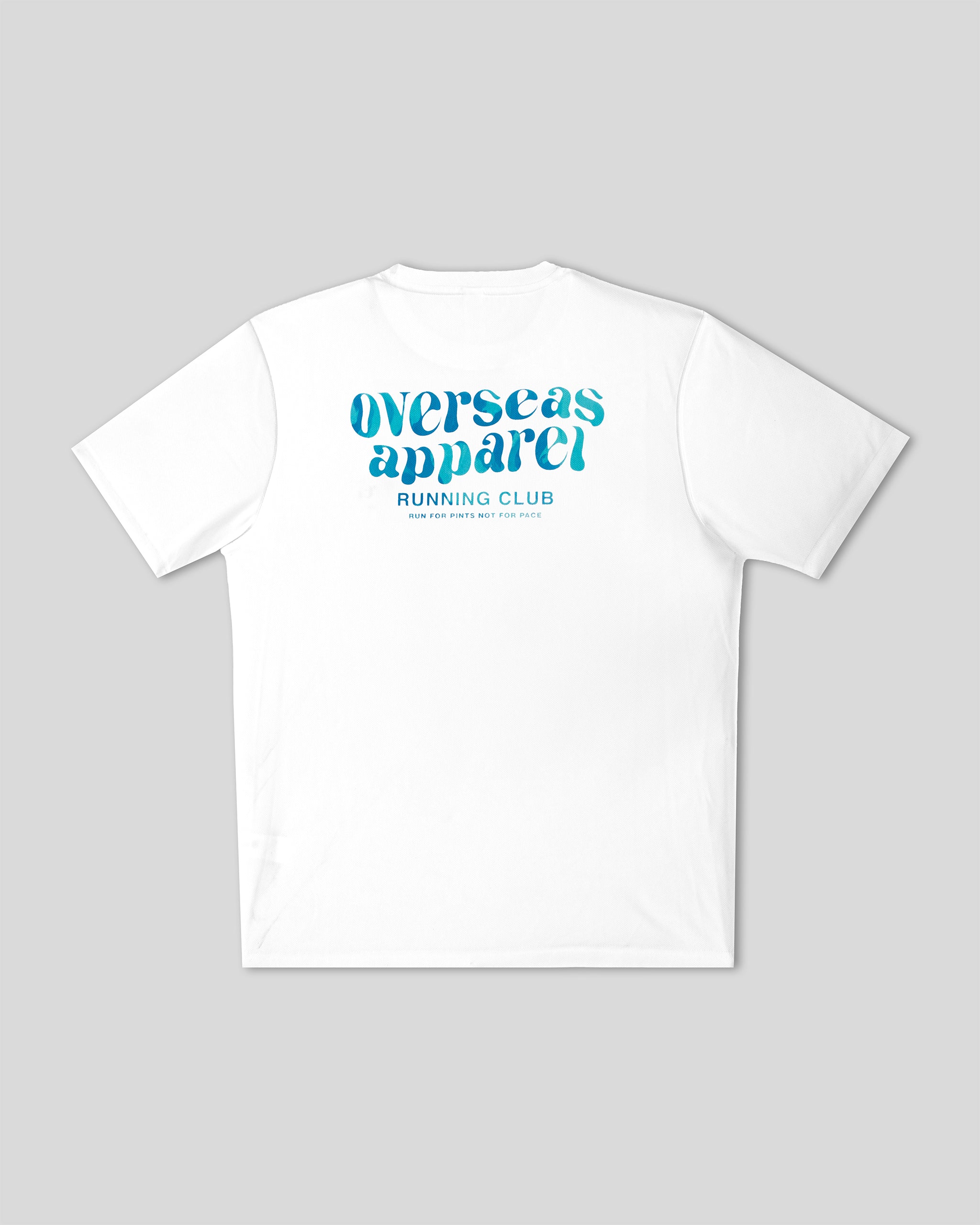 Running club white T-shirt