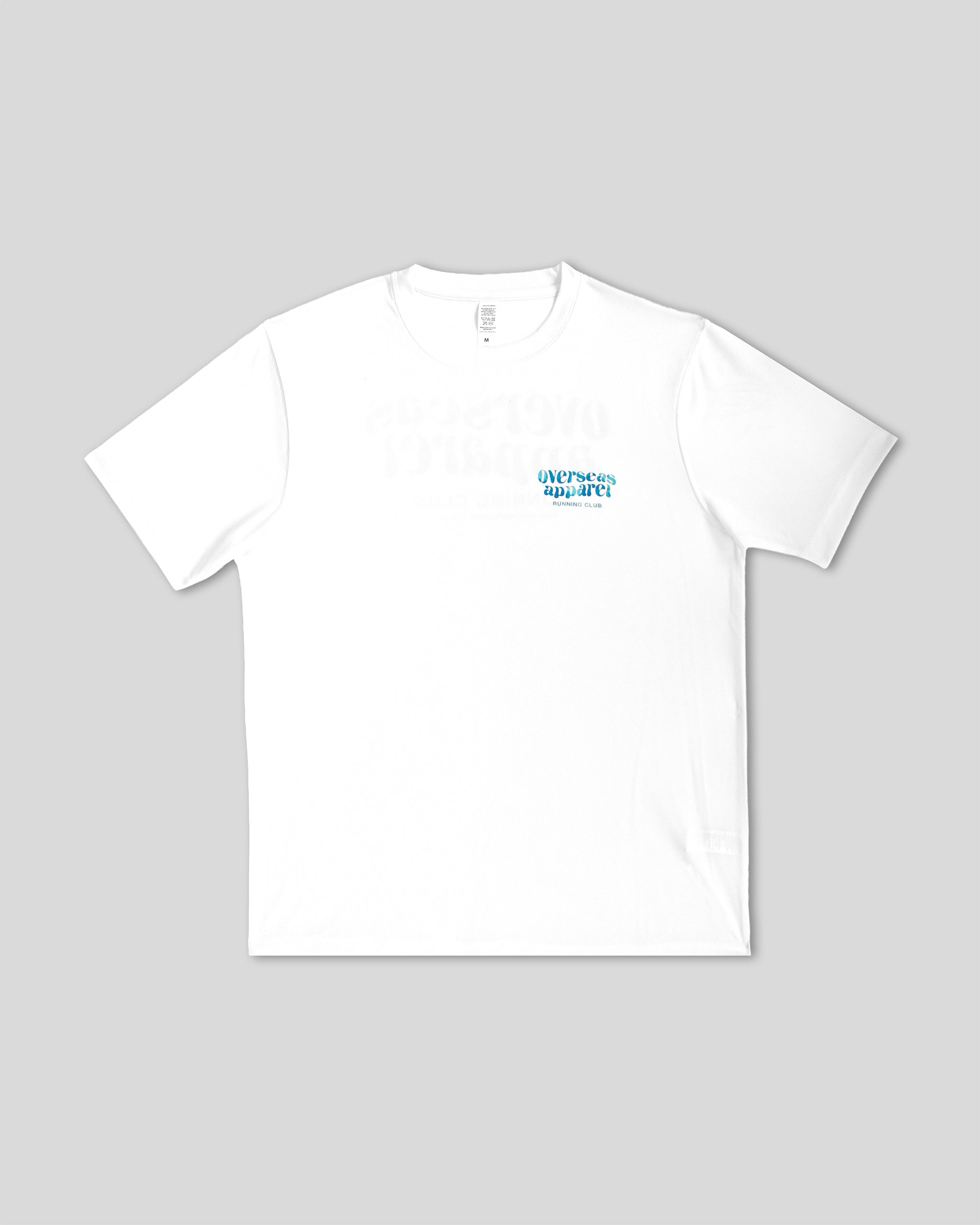 Running club white T-shirt