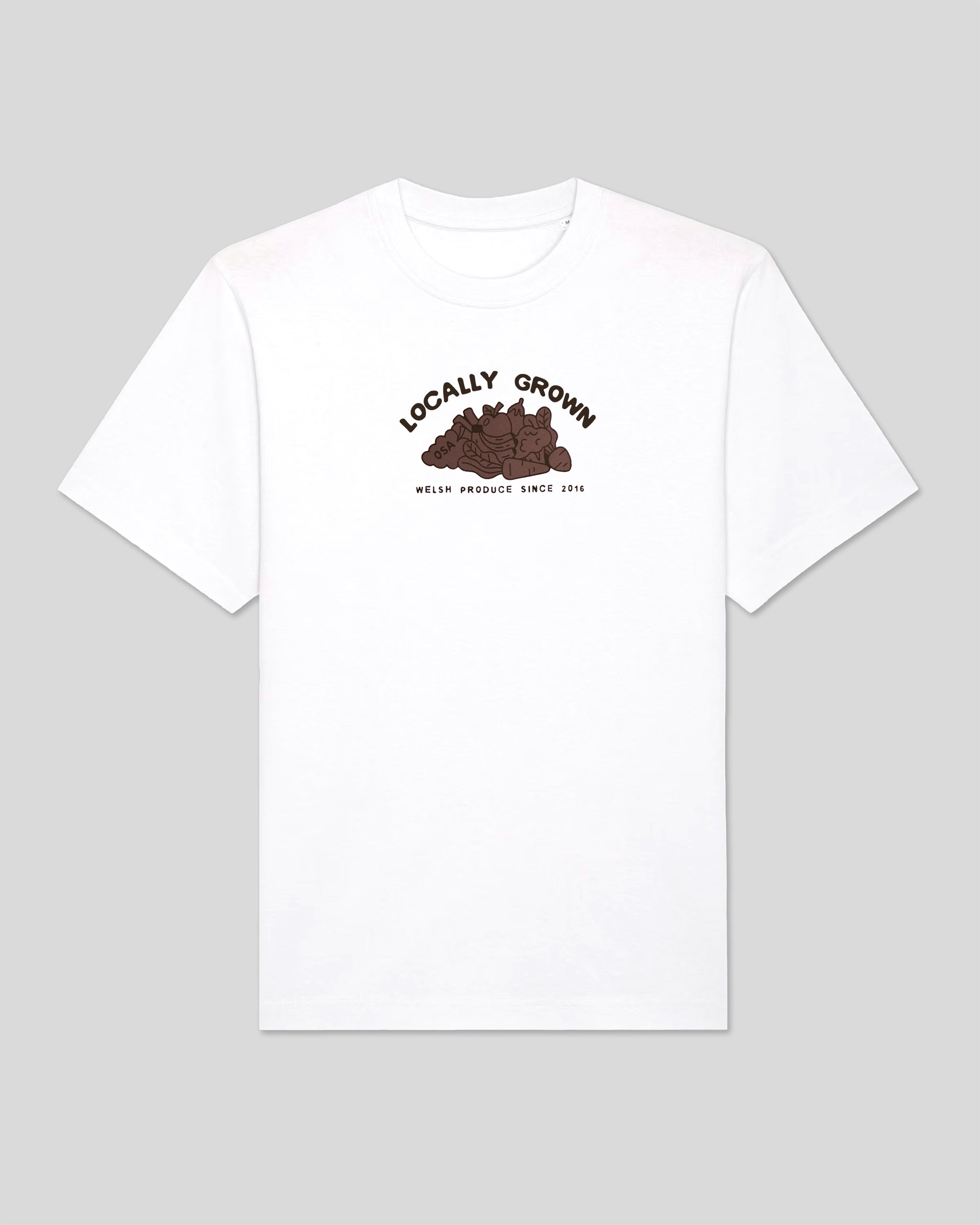 Locally Grown White T-Shirt