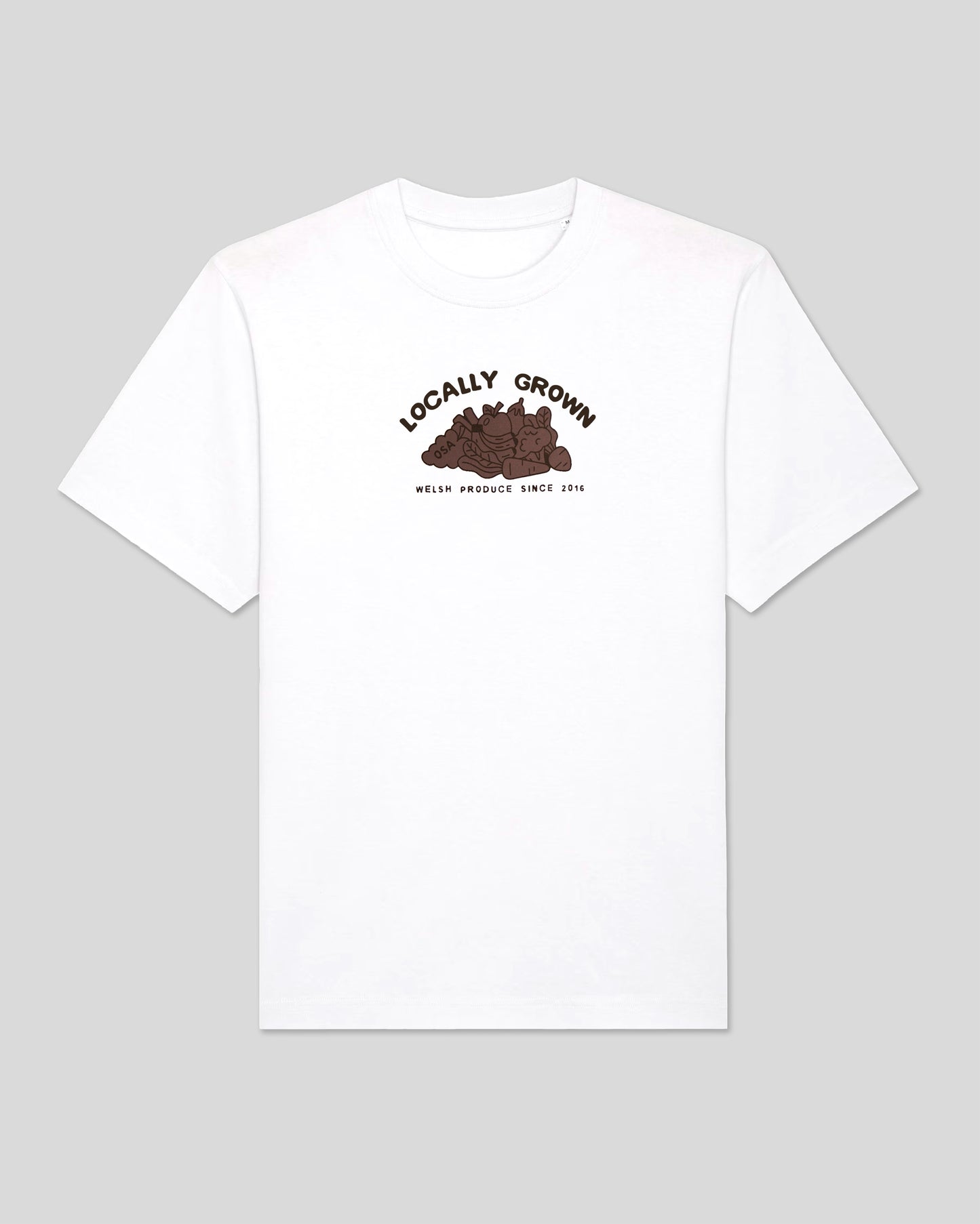 Locally Grown White T-Shirt