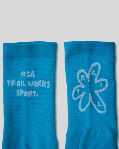Trail Works Sport Blue Run Socks
