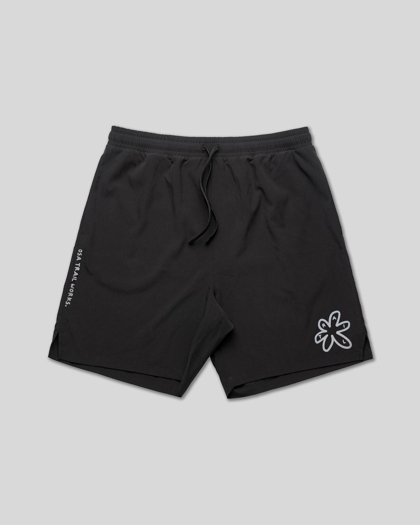 OSA Trail Works Black Active Shorts