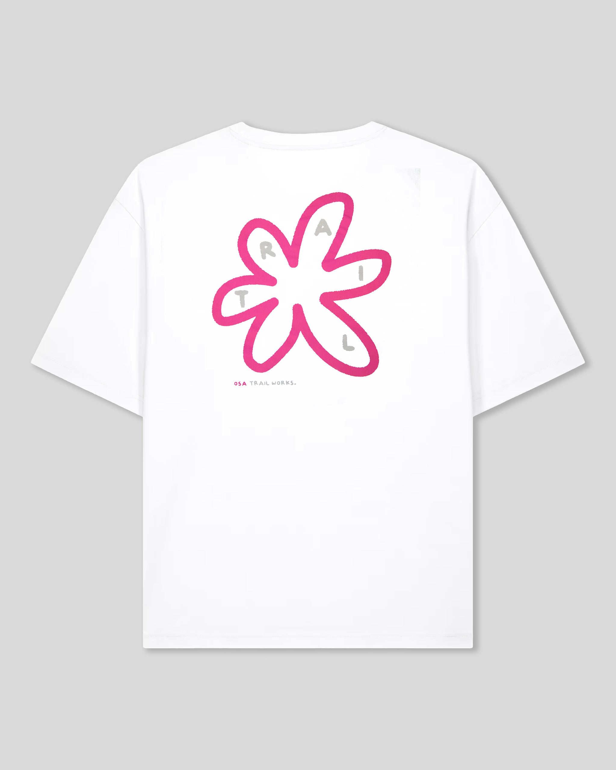 OSA Trail Works White T-shirt
