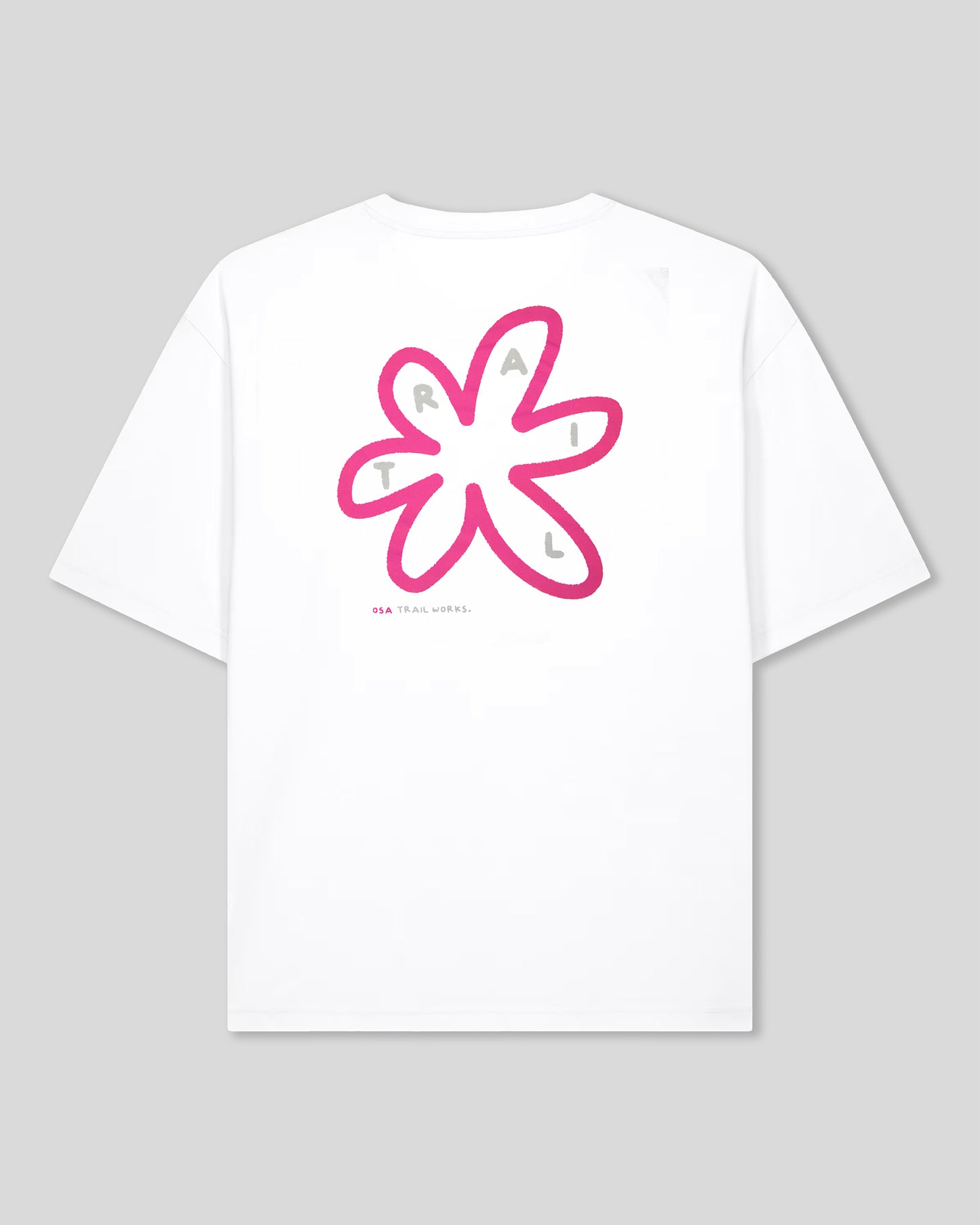 OSA Trail Works White T-shirt
