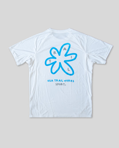Trail Works White Run T-Shirt